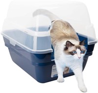 Petfamily Large Foldable Hooded Cat Litter Box
