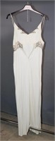 Long White 'Silk' Dress