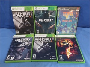 Xbox 360 Games-Call of Duty, Tetris, Resident