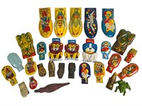 Vintage Tin Litho Clicker Noisemakers