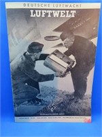 1941 German Luftwelt Air World Magazine NSFK