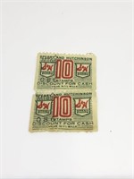 2 Vintage Sperry and Hutchinson stamps