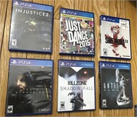 6 PlayStation 4 Games