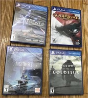 Sealed 4 PlayStation 4 Games