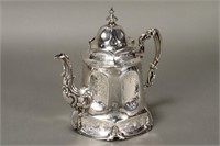 Wonderful Victorian Sterling Silver Teapot,
