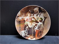 8.5" Norman Rockwell The Toy Maker Plate