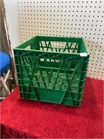 GREEN MILK CRATE