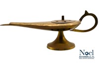VTG Brass Aladdin Genie Lamp