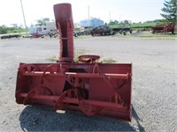 80" red snow blower
