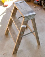 Small Wooden Step Ladder