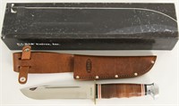 KA-BAR Marine Hunter Fixed Blade Knife w/Sheath