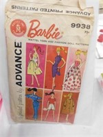 Vintage Barbie clothes pattern