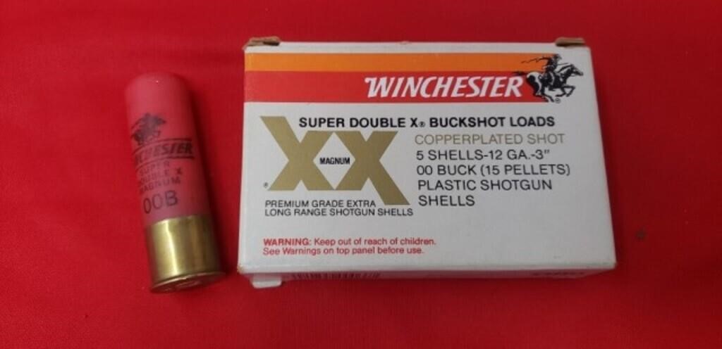 Winchester 12ga. 00 Buck 5Round Ammo