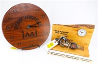 Walnut Winchester Battery Operated Wall Clock &