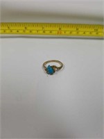 14k GE ring w/stone