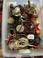 Tote of Electrical Items