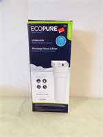 NEW ECOPURE UNDERSINK WATER FILTRATION SYSTEM
