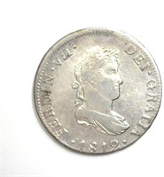 1812-JJ 2 Real XF Ferdinand VII