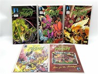Warriors of Plasma Comic Books 1-4 and Home for