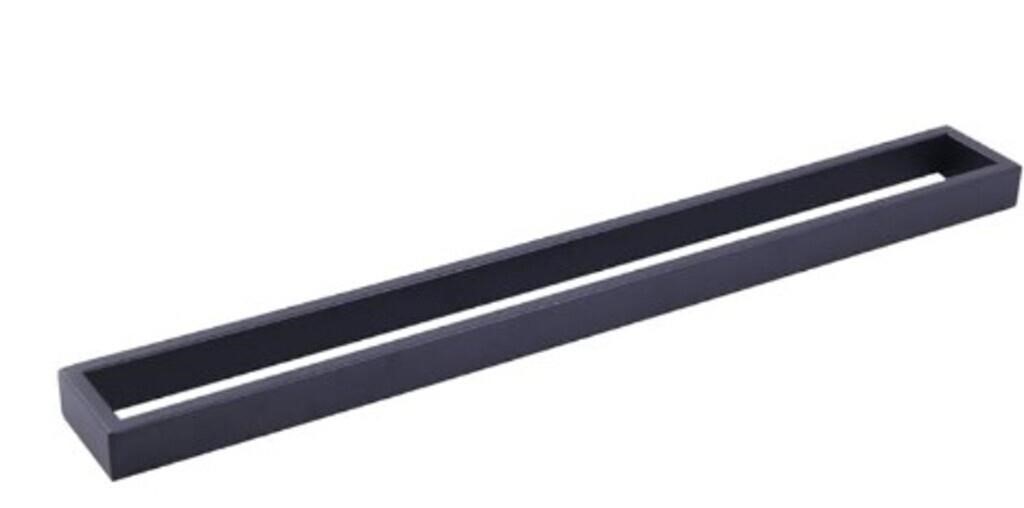 Kimzcn 30" Matte Black Towel Rack