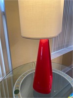 Red table lamp #5