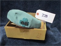 Vintage Girl Scout hat in box