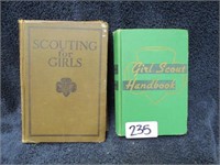 2 Old Girl Scout handbooks