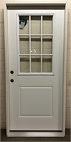 9 light exterior door