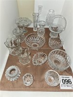 High quality crystal glassware - basket is 9" t
