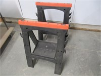 FOLDING PLASTIC SAW HORSES/WORK STANDS