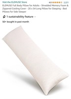 ELEMUSE Full Body Pillow for Adults
