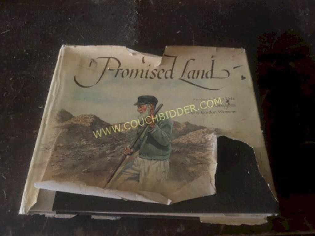 Promised Land Book w/ Paintings by Gorden Wetmore