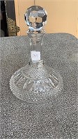 Pressed Glass Ships Decanter