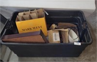 TOTE OF ASSORTED ELECTRICAL, MISC   {C-1}