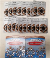 Large Lot Of New Old Stock Hearing Aid Batteries