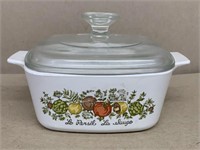 Corning ware Spice of Life casserole dish