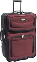 TRAVEL SELECT BURGUNDY 26IN SUITCASE