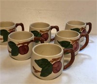 Franciscan Apple 6 Tea Cups