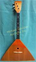 VINTAGE RUSSIAN BALALAIKA WITH LABEL INSIDE