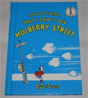 1964 Dr Seuss And to Think I Saw it on Mulberry St