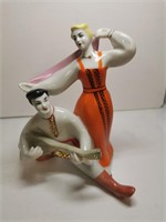 Porcelain Figurine Soviet dancing Pair Polonsky