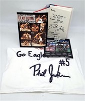 (4) Asst'd Autographed Sports - Phil Jurkovec Nate