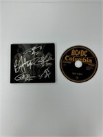 Autograph COA ACDC CD