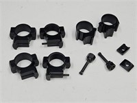 Scope Rings 3 Sets, All Have Missing Parts