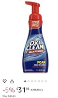 Oxiclean Laundry Pre-Treater, Max Force, Foam, 9