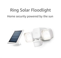 $90 Ring Solar Floodlight -- Outdoor Motion-Sensor