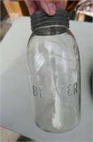 Beaver 1/2 Gallon Jar