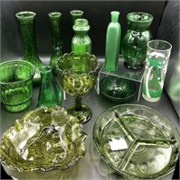 Pressed Glass, Vintage Bowls, Vases and more