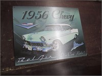 1956 CHEVY TIN SIGN