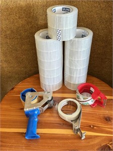Group of Packing Tape and Dispensers
